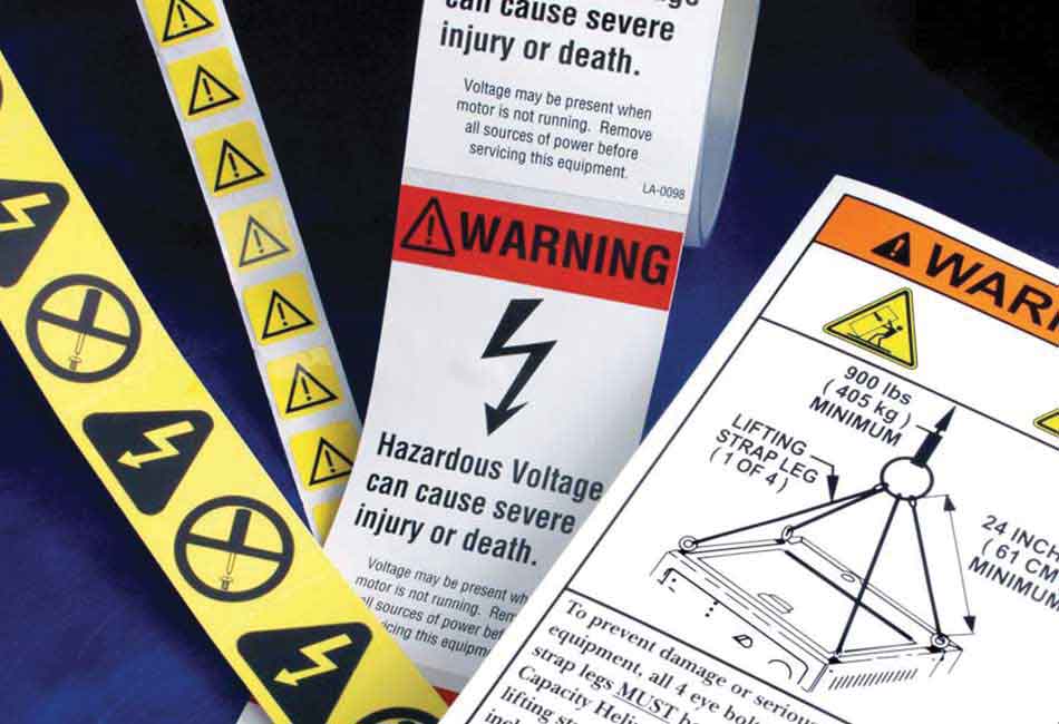 custom industrial labels